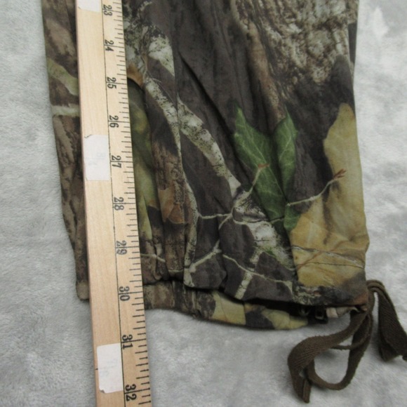 Mossy Oak Over Pants Mens Large Camo Water Resistant Lightweight Scent Control - Picture 14 of 16